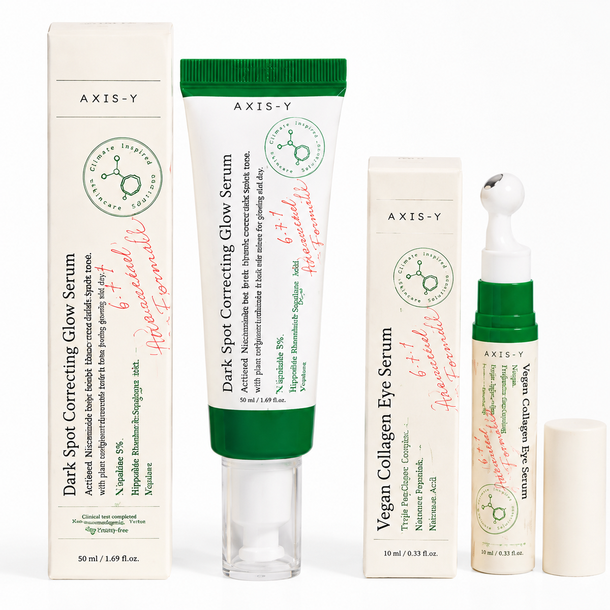 AXIS-Y Dark Spot Correcting + Eye Serum – 2-Piece Glow Set