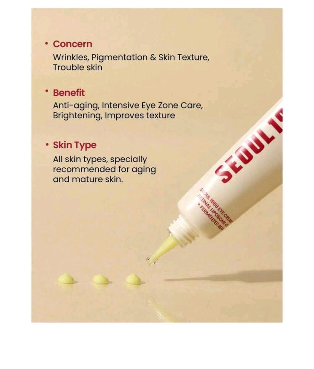 1988 Eye Cream – Hydrating & Brightening Under-Eye Cream