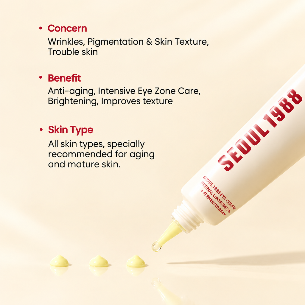 1988 Eye Cream – Hydrating & Brightening Under-Eye Cream